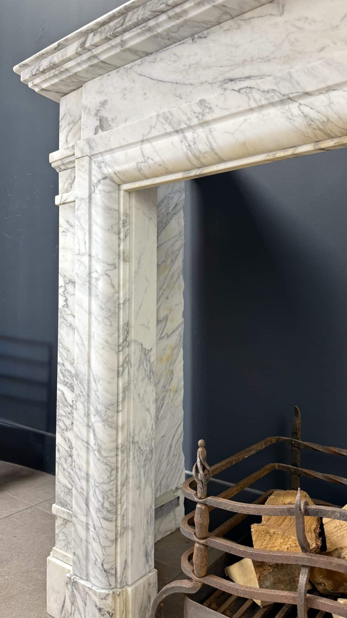 Art Deco Schouw Carrara Marmer