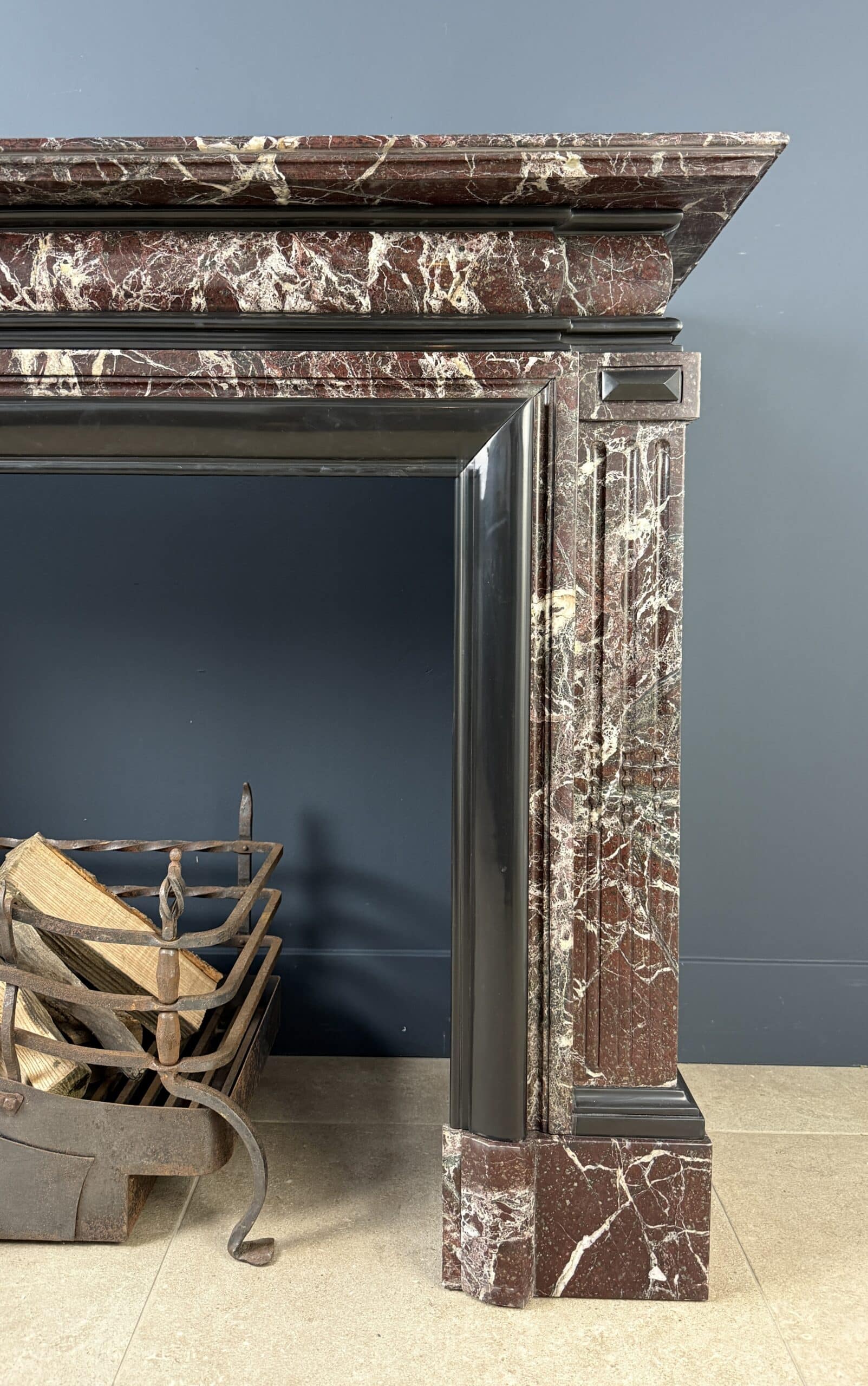 antieke schouw haard marmer mantel