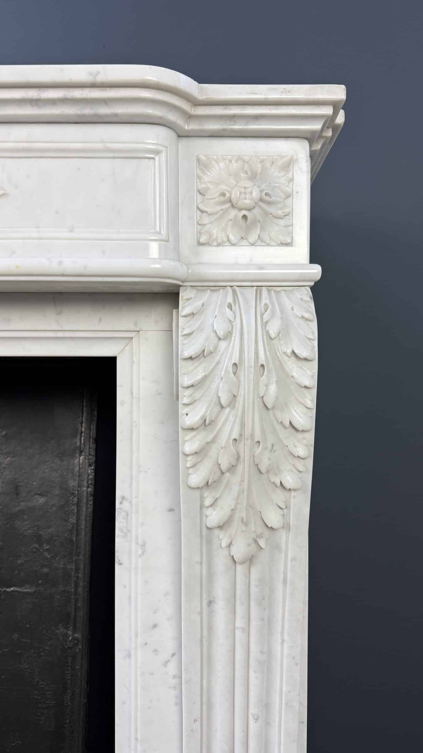 Prachtige Luxe Franse Front Schouw Carrara Marmer