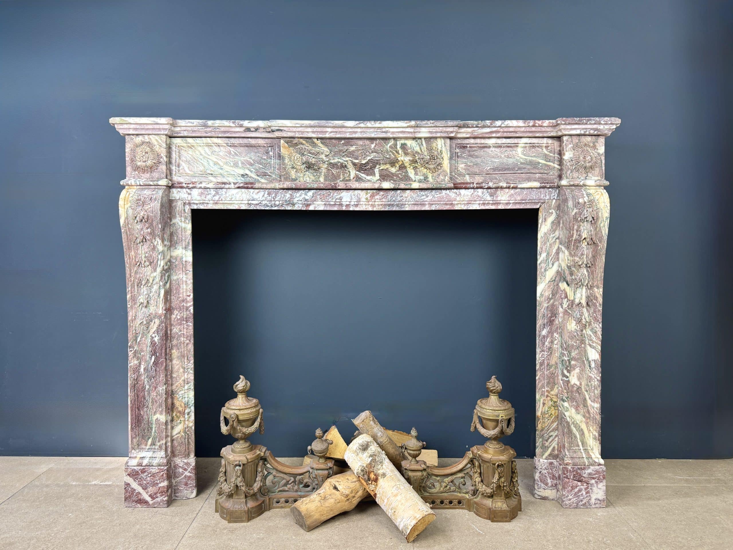 Antieke schouw mantel