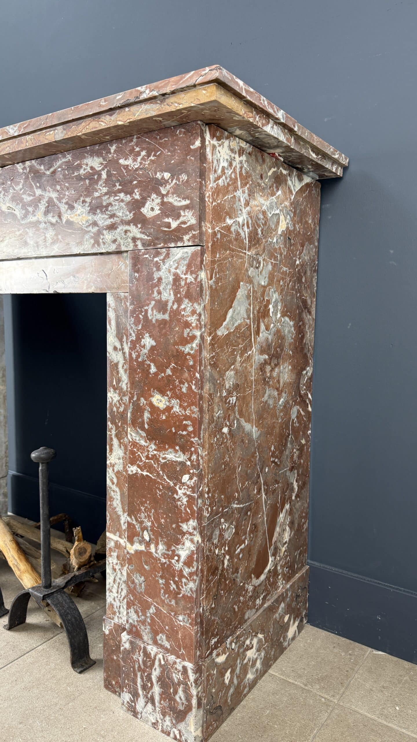 antieke art deco schouw