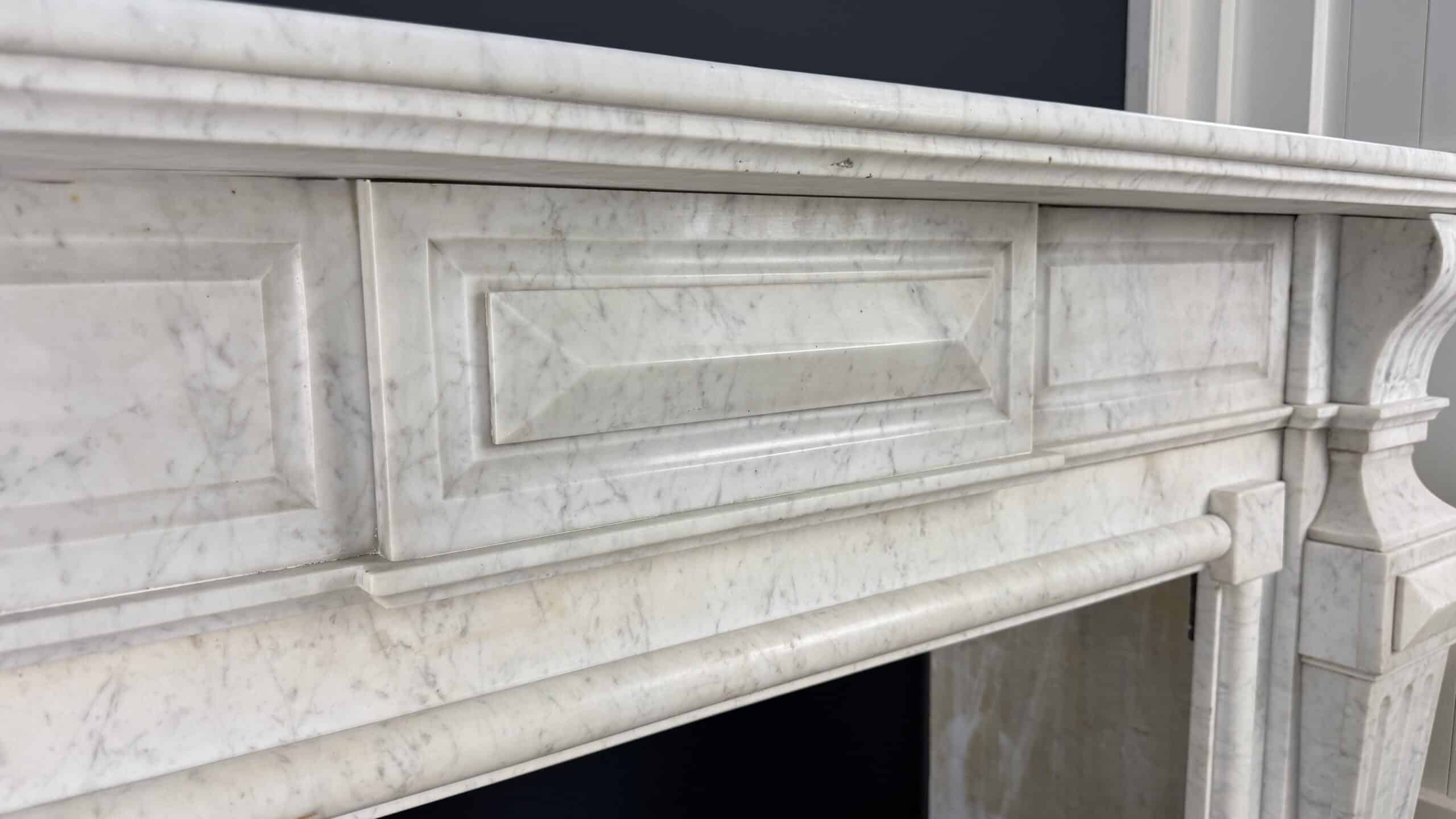 antieke xxl schouw Carrara marmer